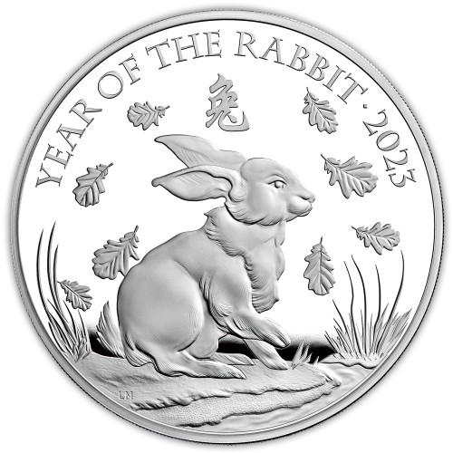 2023 UK Lunar Year of the Rabbit 1kg Silver Proof Coin - ICL